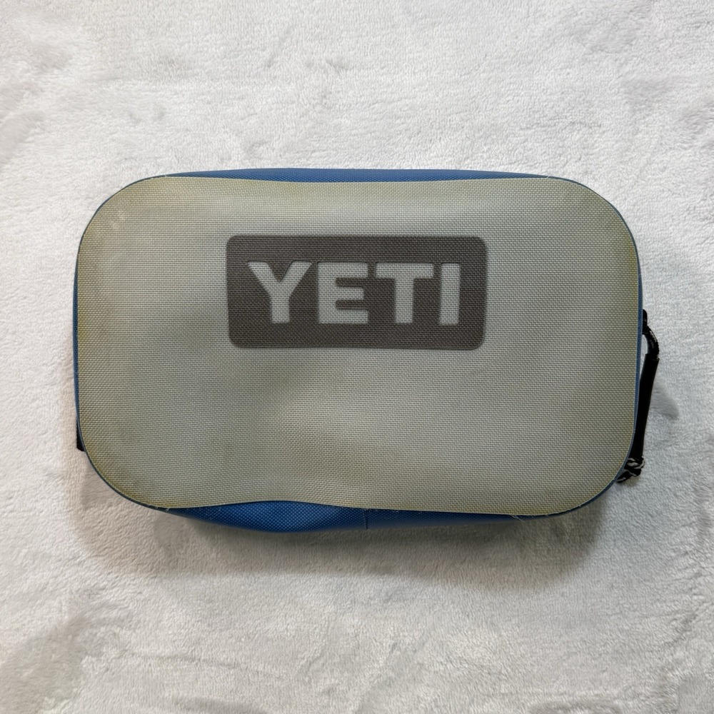 YETI SideKick Dry Gear Case First Generation Gray Blue for Hopper Coolers Zipper
